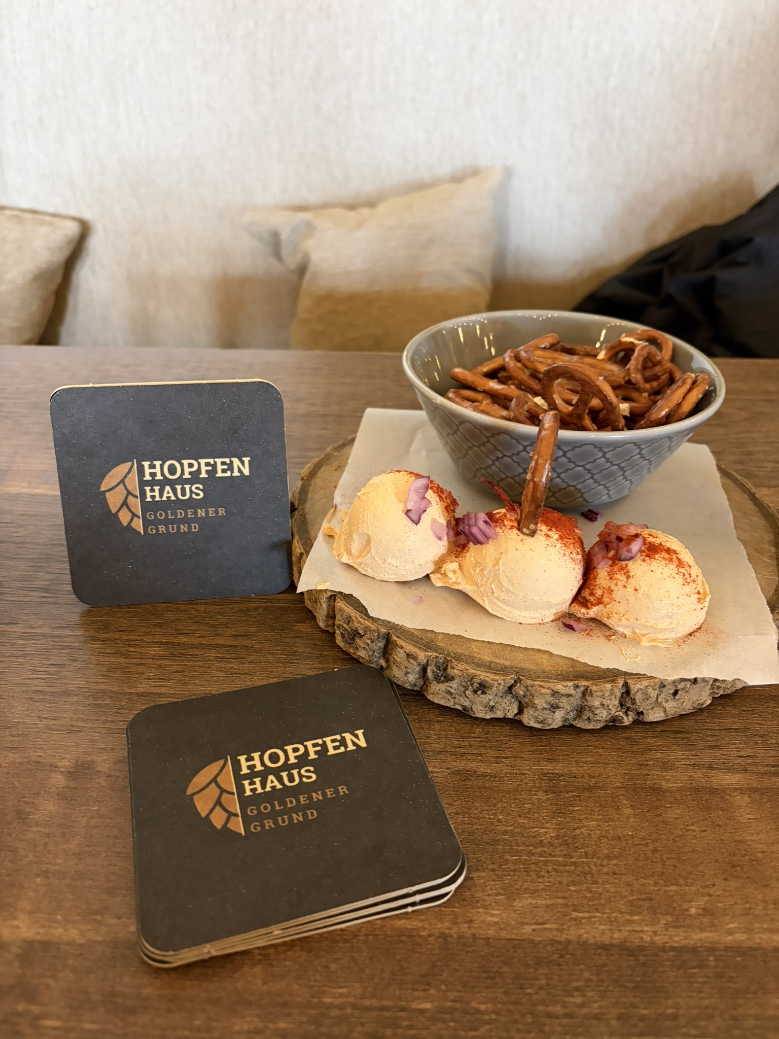 Hopfenhaus Tasting – Brotzeit und Atmosphäre